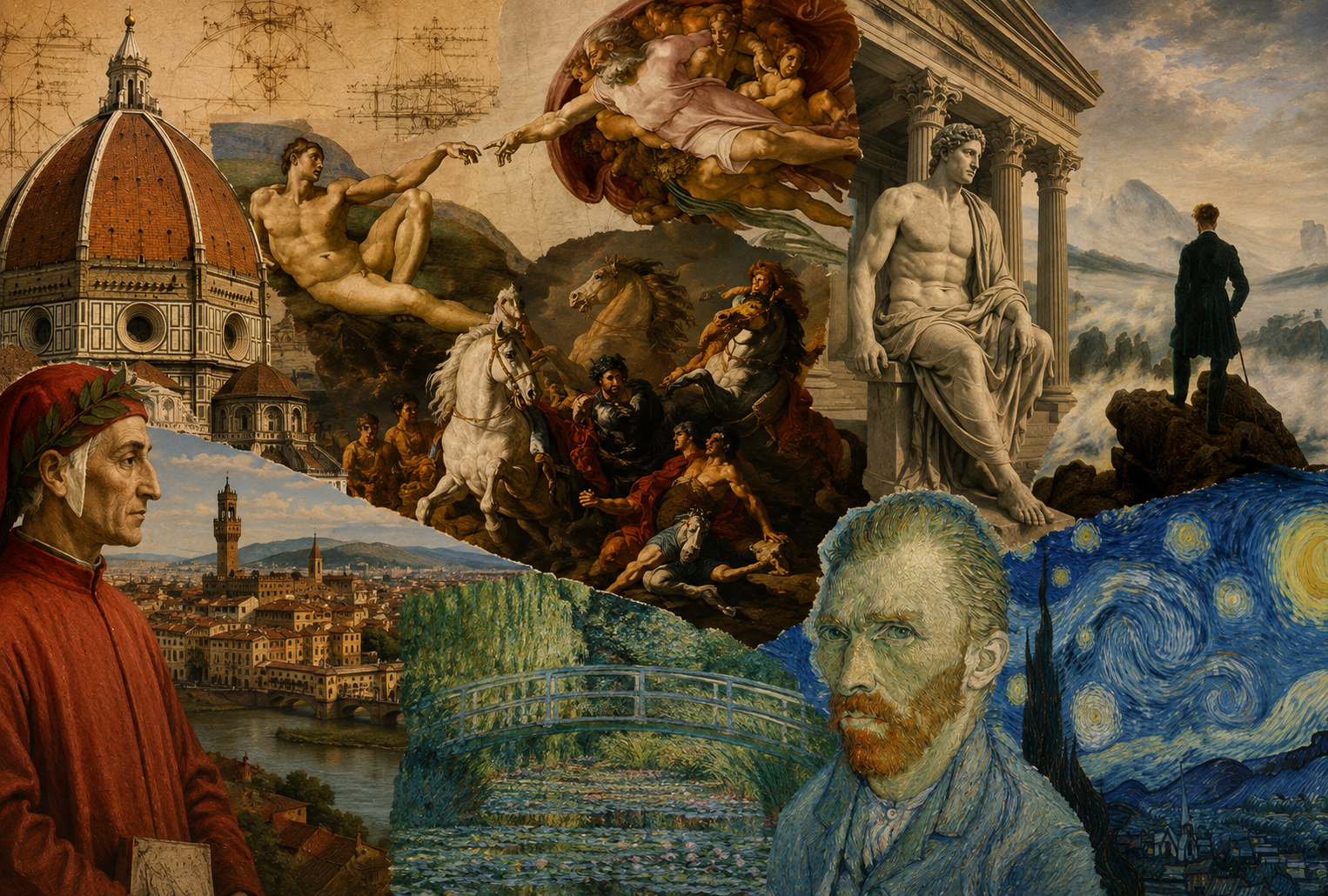 De Brunelleschi a Van Gogh: Cinco siglos de belleza